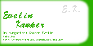 evelin kamper business card